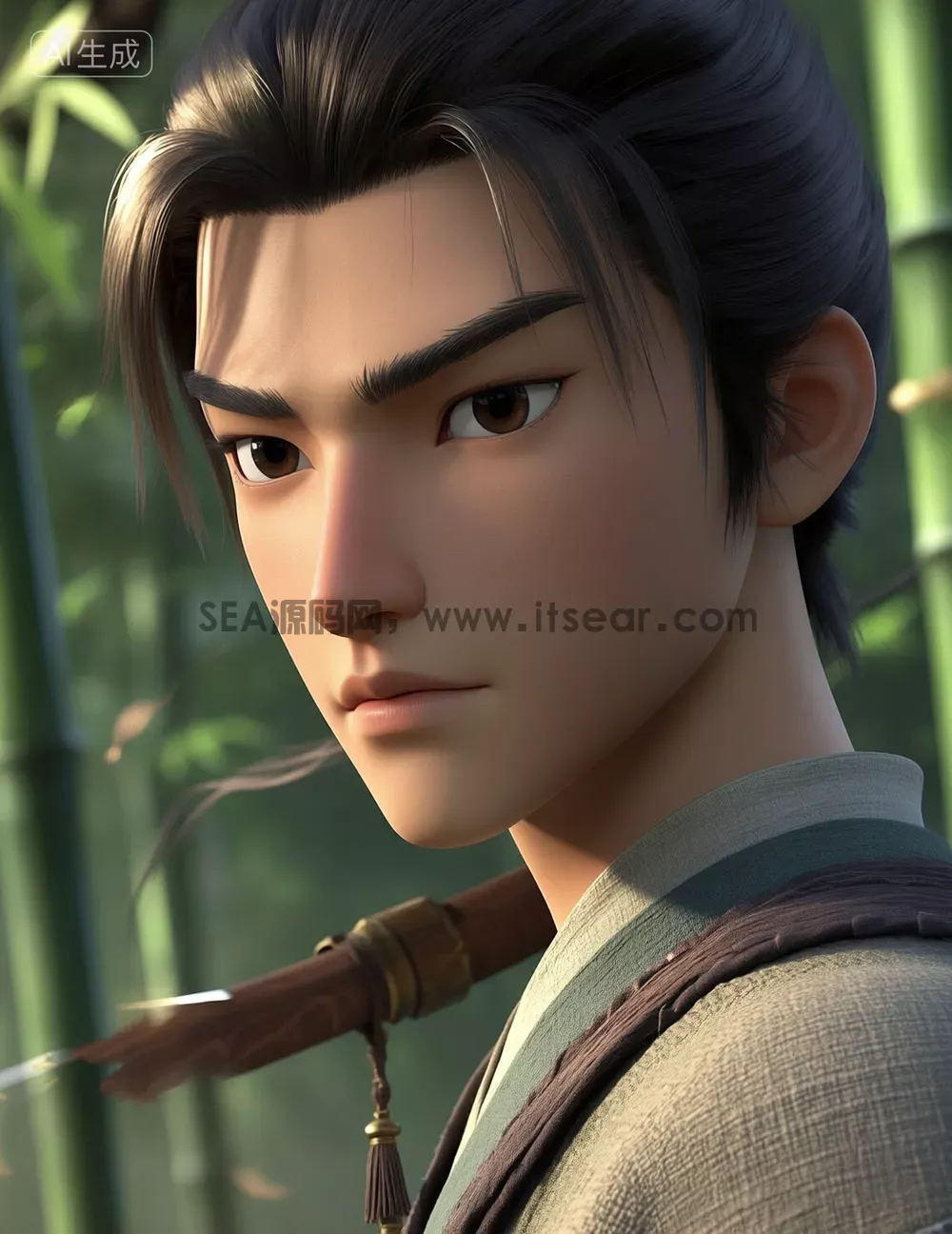 Qwen国漫人物更新：最新3D模型动态揭秘(图8)