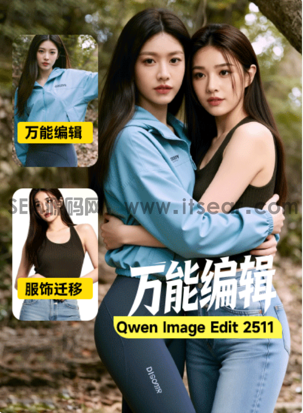 Qwen2511多图融合神器：万能编辑与多功能迁移体验(图1)