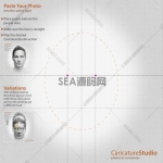 PS夸张肖像漫画脚本GraphicRiver – Caricature Studio