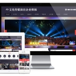 文化传媒策划演出网站模板