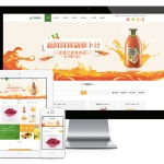 响应式浓缩果汁饮品类网站模板