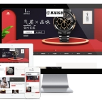 响应式精品手表箱包网站模板