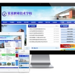 职业教育技术学院学校网站模板