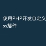 使用PHP开发自定义WordPress插件