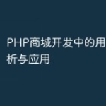 PHP商城开发中的用户画像分析与应用