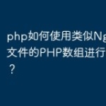 php如何使用类似Nginx配置文件的P