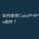 如何使用CakePHP中的Cookie组