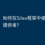 如何在Silex框架中使用服务提供者?