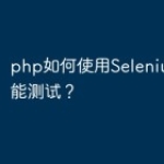 php如何使用Selenium进行功能测