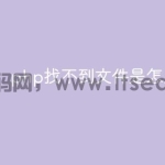 php找不到文件是怎么回事