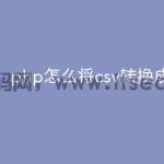 php如何将csv转换成xls