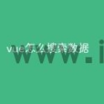 vue怎么搜索数据
