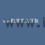 vue数据怎么获取