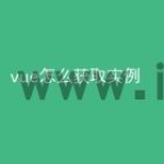 vue怎么获取实例