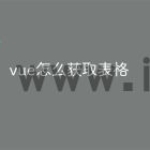 vue怎么获取表格