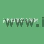 js枚举值怎么映射