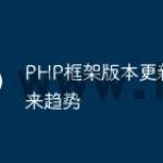 PHP框架版本更新的未来趋势