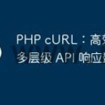 PHP cURL：高效解析多层级 API 响应数据